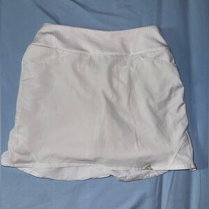 Adidas White Women's Athletic Skort with Built-In Shorts